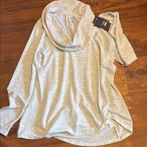 Style & Co. Gray Cowl Neck Sweatshirt